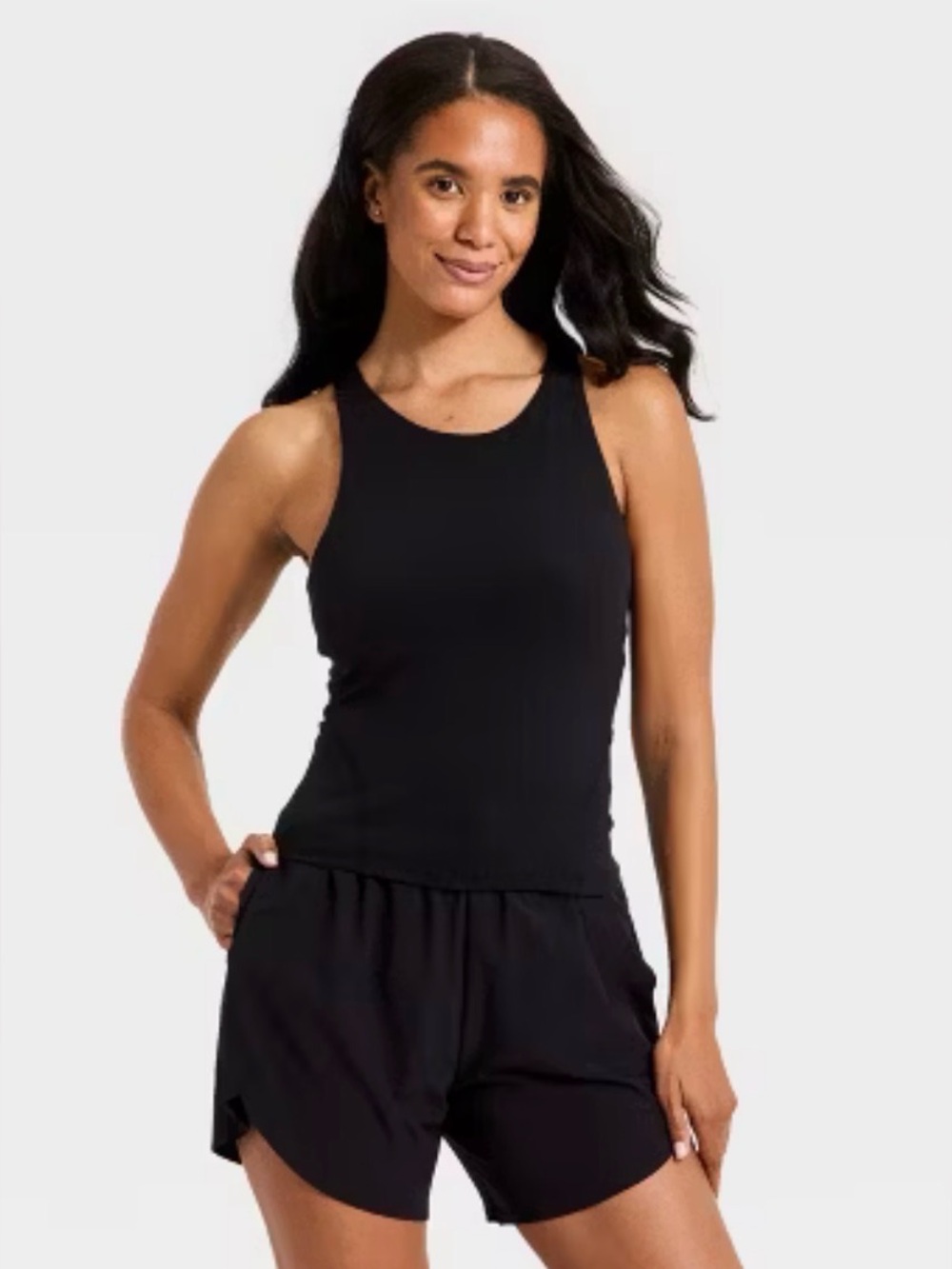 NWT Black Racerback Crop Tank Top - Target All in Motion (2 for $30, 1 for $15)